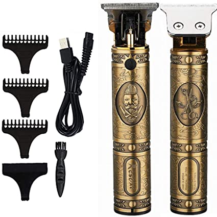 Luxurious Gold Style electric hair trimmer Rechargeable